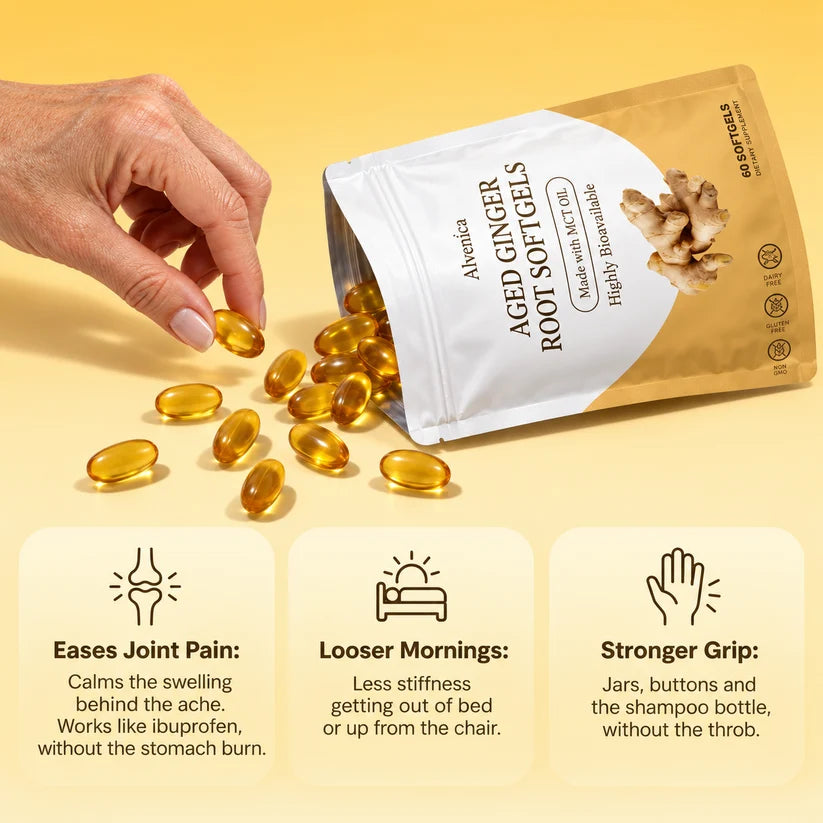 Alvenica Aged Ginger Root Softgels - 60 Capsules